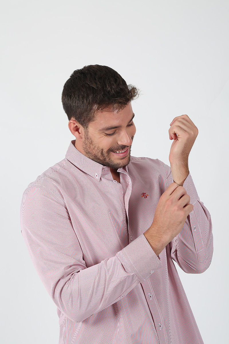 Camisa cuadros rojos