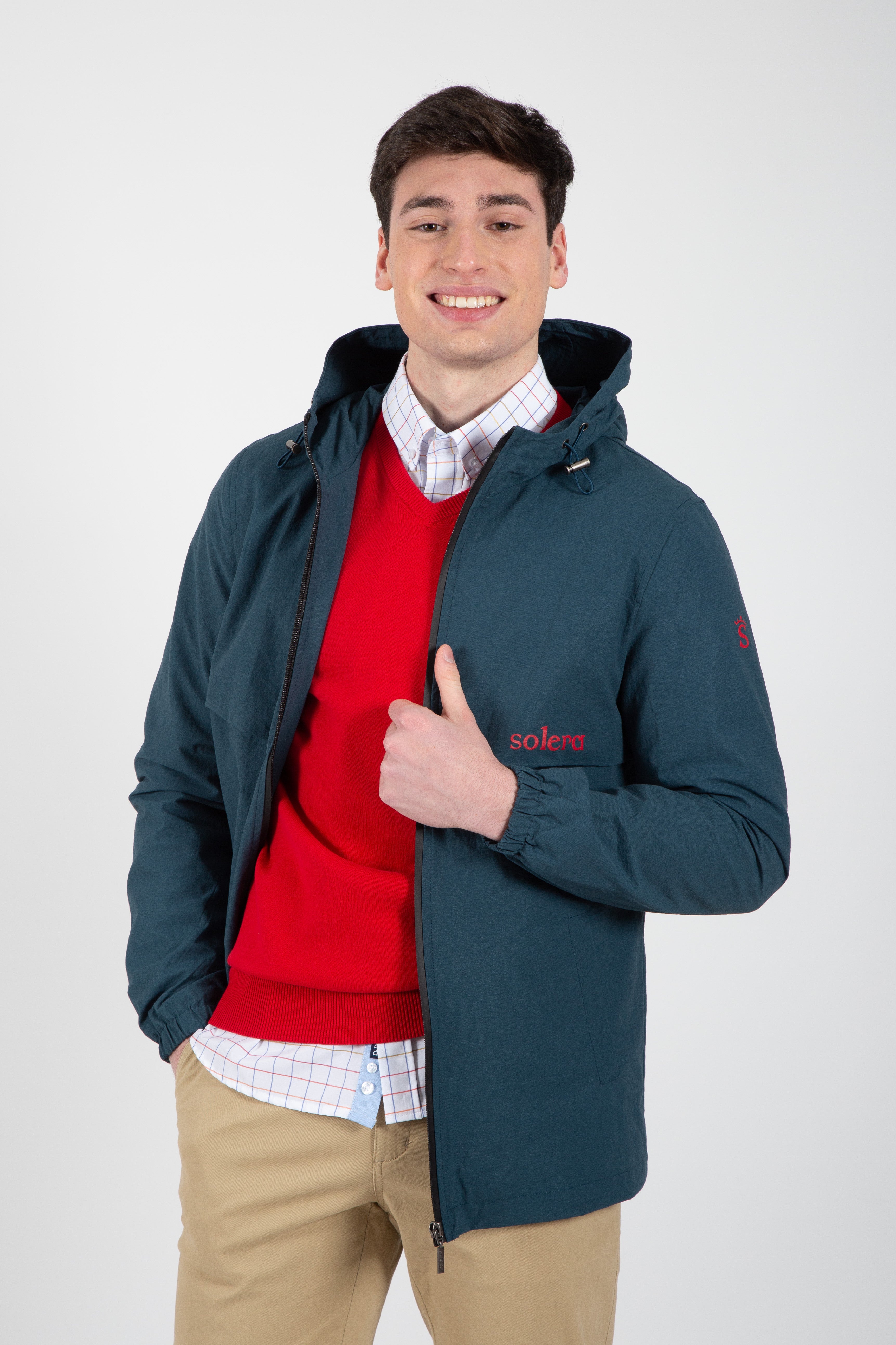 Parka Cortavientos Marino