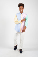 Chemise oxford combinée