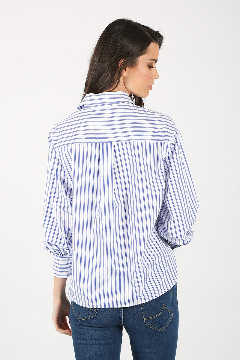 Blusa Rayas Marino