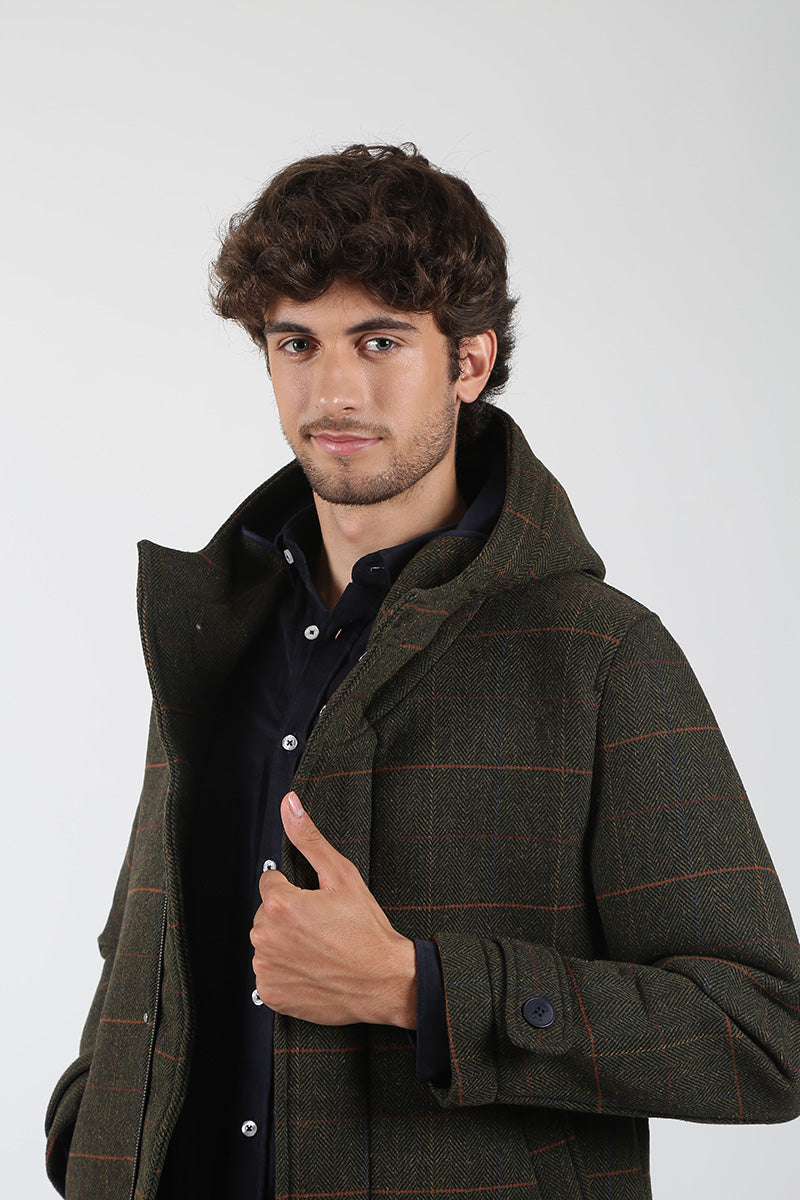 Chaqueton kaki paño neopreno