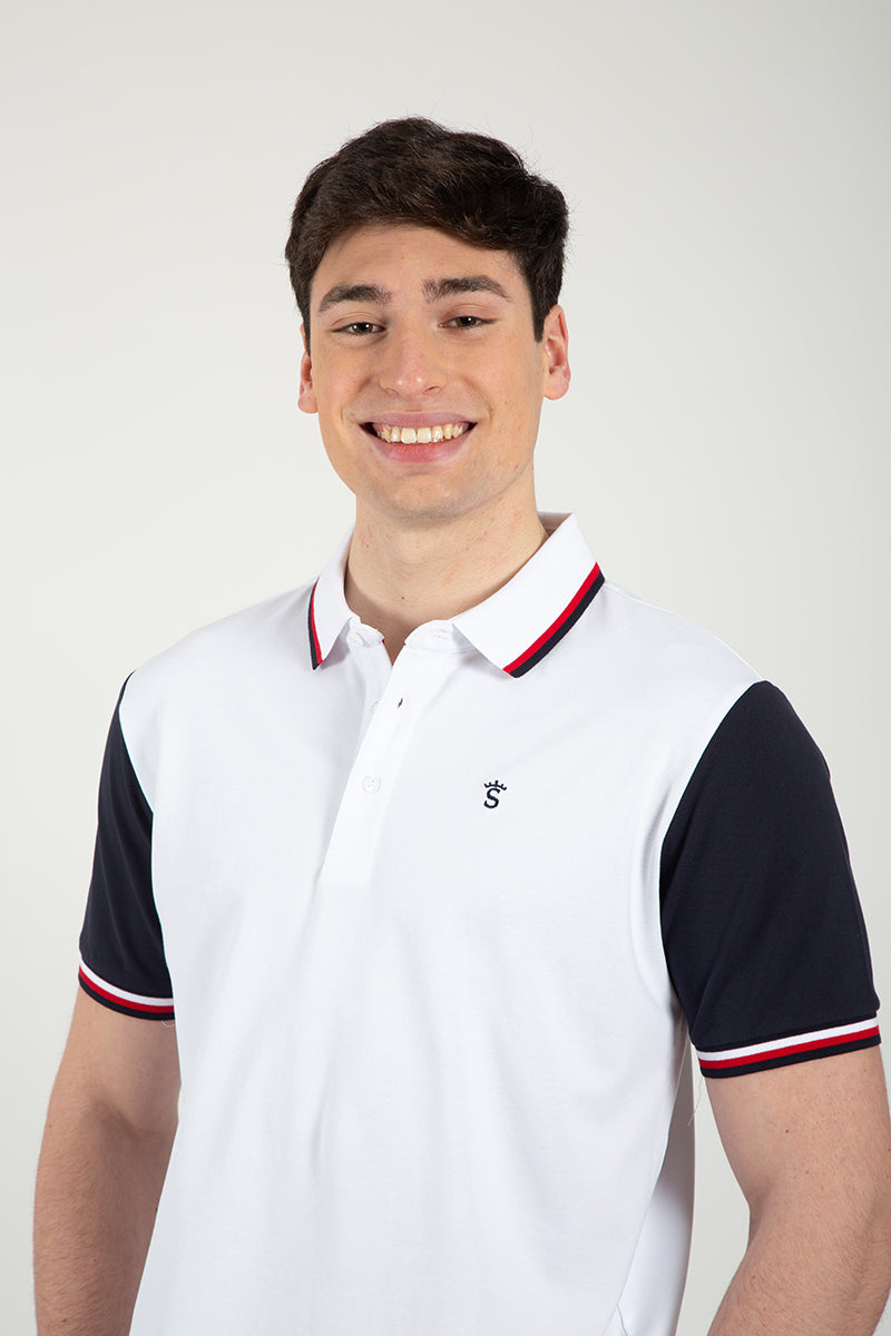 Polo blanco