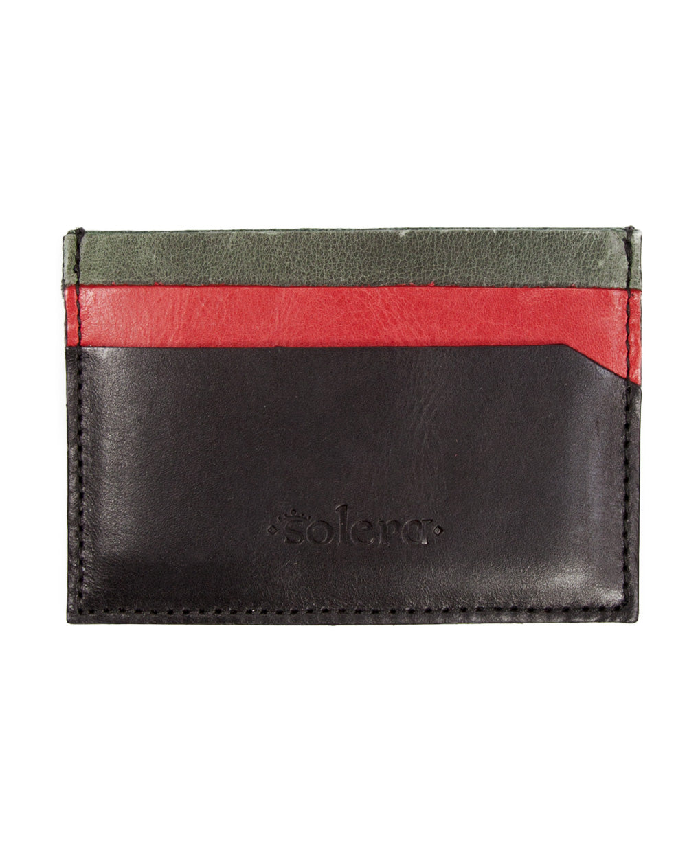 Tarjetero Horizontal Multicolored Negro